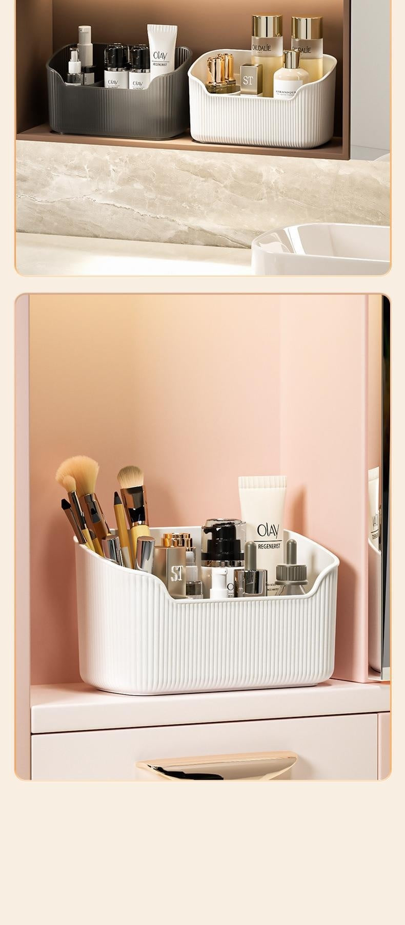 Bathroom Cabinet Cosmetics Storage Box