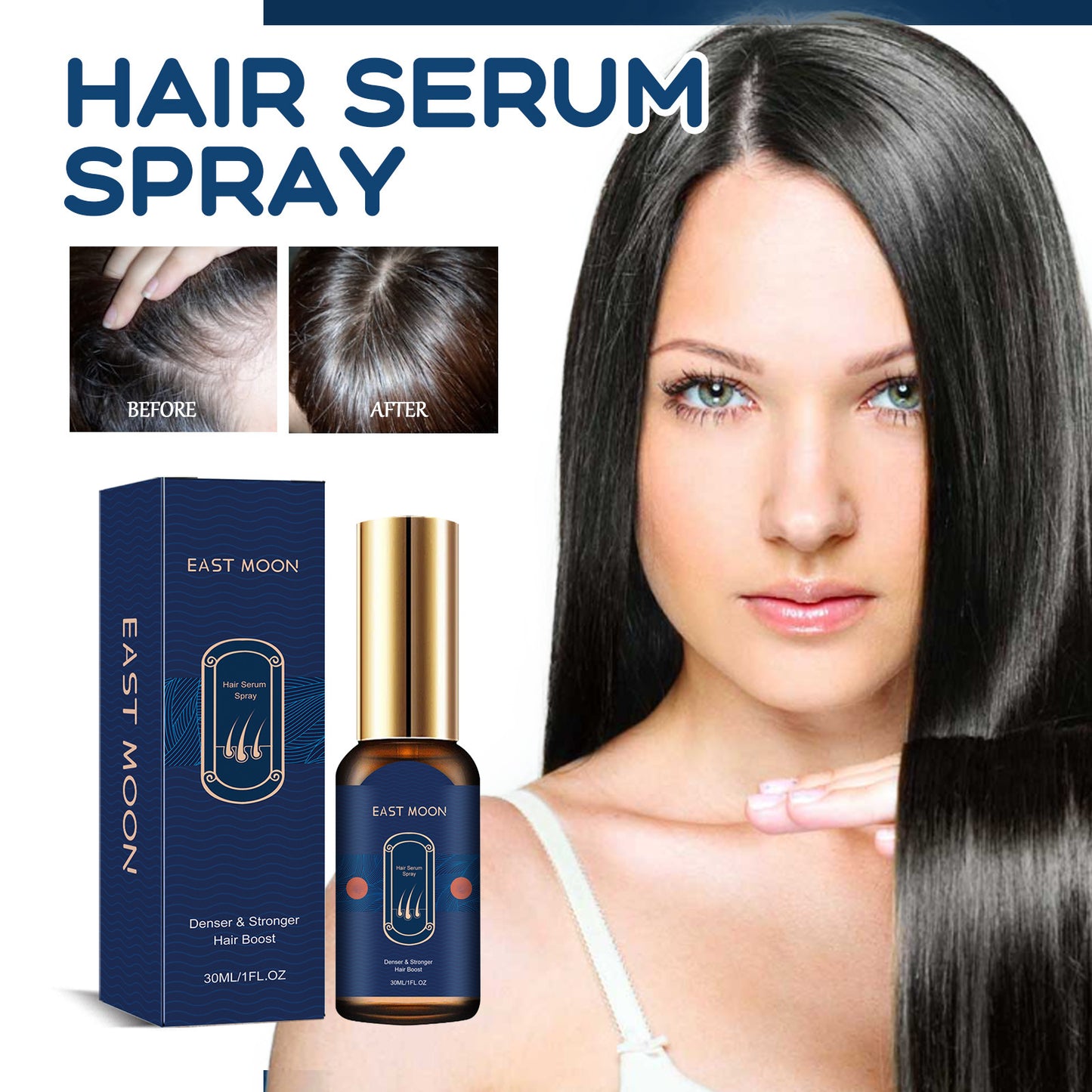 Hair Care Spray Moisturizes And Smoothes Hair