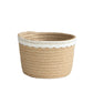 Jute Storage Basket Cosmetics Home