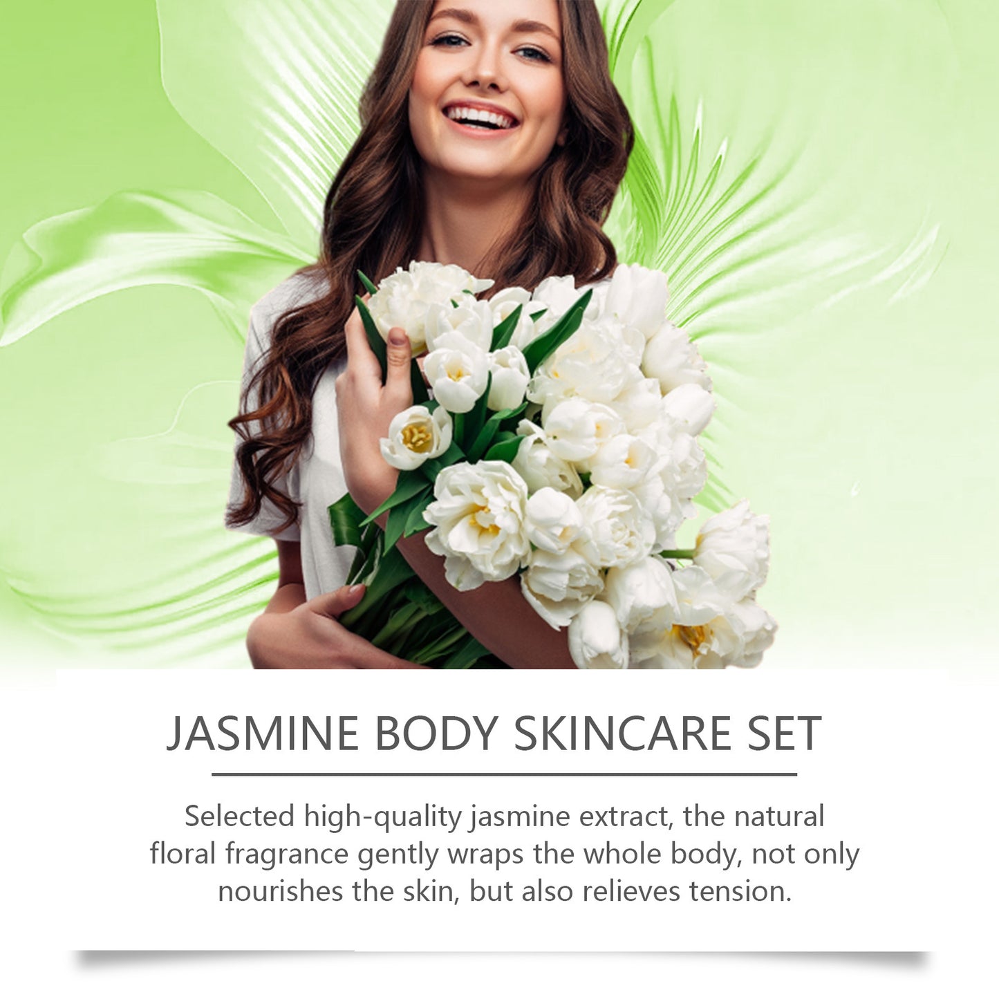 Jasmine Body Skin Care Set Clean And Moisturizing