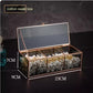 Glass Cosmetics Storage Box Dustproof Desktop